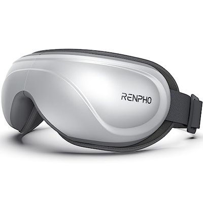 RENPHO Eyeris 2 Extended Oogmassage Apparaat met Warmte en Trillingen voor Migraine, Oogmassageapparaat voor Ontspanning, Oogverzorging, Gezichtsmassage voor Belasting van de Ogen, droge ogen