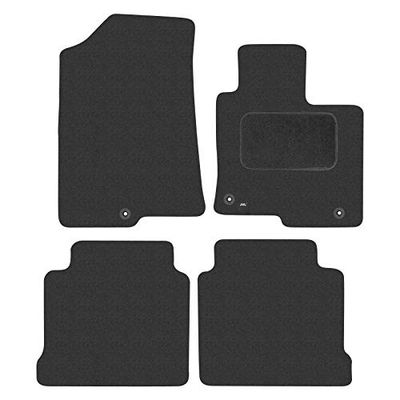 JVL Fully Tailored Carpet Car Mat ,Set of 4