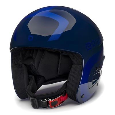 Briko, HELMET Unisex Volwassenen, Shiny Downriver Blue-Metal Royal Blue, 52