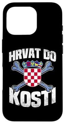 Croat To The Bone Hrvatska Pride Wear Proud Croatian Case for iPhone 16 Pro
