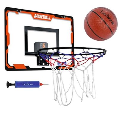 Lexibook, Interactive basketball hoop, Score counter, Sound effects, Basketball, pump included and installation kit included, JG920