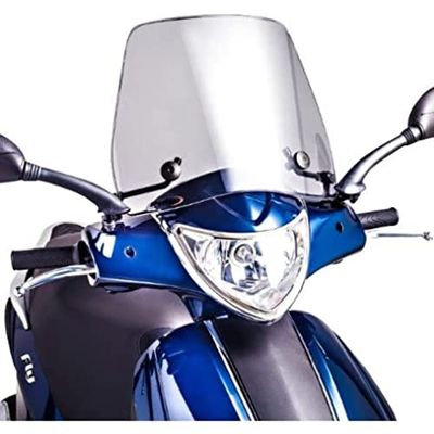 Windscreen Puig 6533H Traffic Piaggio New Fly Clear/Smoke