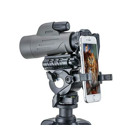 Carson MonoPix™ Monocular estanco de 8x42 mm, con Paquete de digiscoping para Smartphone (MP-842IS)