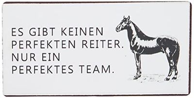 Decorative Fridge Magnet for Home Es gibt keinen perfekten reiter... 5cm x 10cm