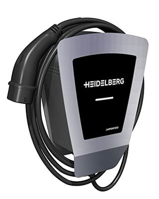 HEIDELBERG Wallbox Energy Control | Made in Germany | Résiste aux intempéries | pour électrique & Hybride | Particuliers & Entreprises | Câble 7,5 m