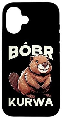 Bobr Kurwa La Pierdole Polish Beaver Lover Beaver Case for iPhone 16