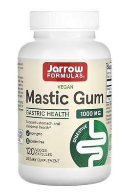 Jarrow Formulas Gomme Mastic Naturelle - 120 vcaps - Soutien Digestif & Santé Gastrique Premium