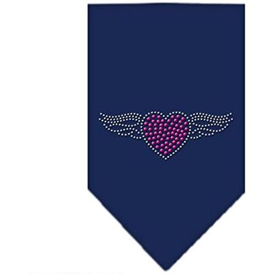 Mirage Rhinestone Aviator Hond Bandana, Klein, Marineblauw