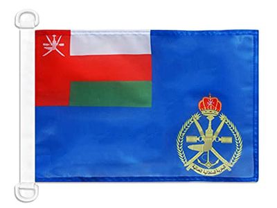 AZ FLAG nautisk flagga Oman krigsflagga 45 x 30 cm - Omani militärbåt flagga 30 x 45 cm