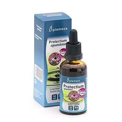 PLAMECA - Protectium Equinácea, Incluye Raíz de Equinácea, con Vitamina C, Favorece al Sistema Respiratorio y a Eliminar Mocos, Bienestar Respiratorio, 30 Gotas por Toma, Apto para Diabéticos - 50 ml
