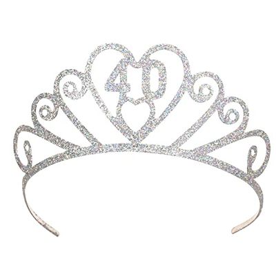 Beistle 60633-40 Glittered Metal"40" Tiara