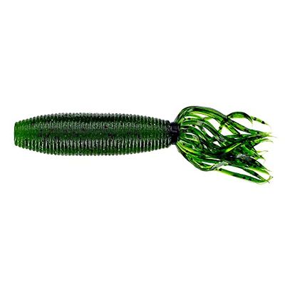 Yamamoto 92F-10-194J Fat Ika, 10 cm 10 pack, vattenmelon med svart flingor