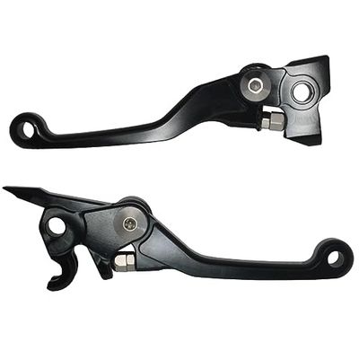 ACCOSSATO Paire de leviers noirs pour Husqvarna TE 449 de 2011 à 2014 (CC 449)