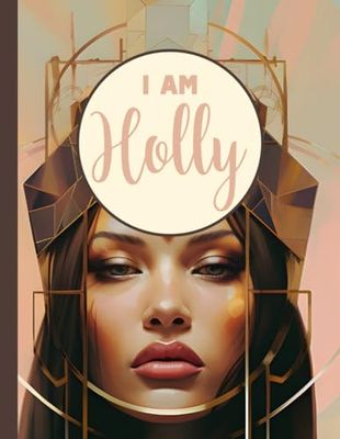 Composition Notebook I AM Holly: Woman Aesthetic, Wide Ruled Lined Paper Journal. Notebook for Women: Girls, Teens, and Adults. [8.5 x 11, 150 Pages]