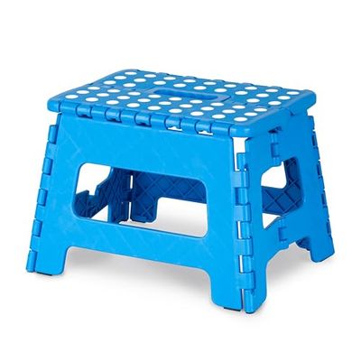 Folding Lightweight Step Stool, Heavy Duty Foldable Plastic Stepping Stool for Kids, Adults, Non Slip Sturdy Stools for Kitchen,Bathroom,Camping and Garden, Stools To Sit on