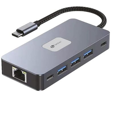 Station d'accueil - 10 Ports USB-C, Permet de connecter Plusieurs appareils, idéal pour Le réseau, fabriqué à partir de matériaux durables. *