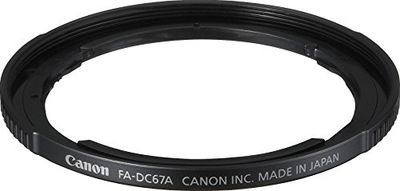 Canon FA-DC67A Adaptador de filtro de 67 mm para Canon PowerShot SX1 IS/SX10 IS/SX20 IS/SX30 IS/SX40 HS/SX50 HS, preto