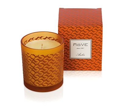 möve Signature Bougies parfumées en Verre avec Mouettes Allover, Accessoires de Bain, Amber