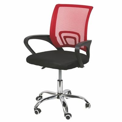 GALILEO Chaise, Noir + Rouge, Standard