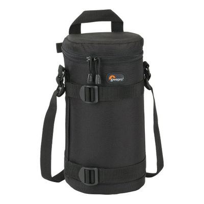 Lowepro LP36306-PWW, 11 x 26 cm Lens Case with Detachable Shoulder Strap, Fits Power Zoom Lens, Lightweight, tamanho compacto, preto