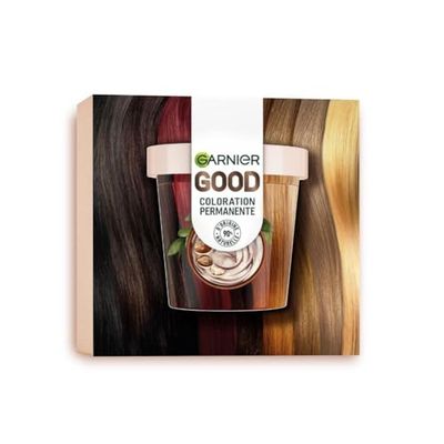 Garnier - Coloration Permanente - Sans Ammoniaque - 90% d'Ingrédients d'Origine Naturelle - Beurre de Karité - 100% Couverture Cheveux Blancs - Starter Kit - Blond Clair Vanille (9.1)