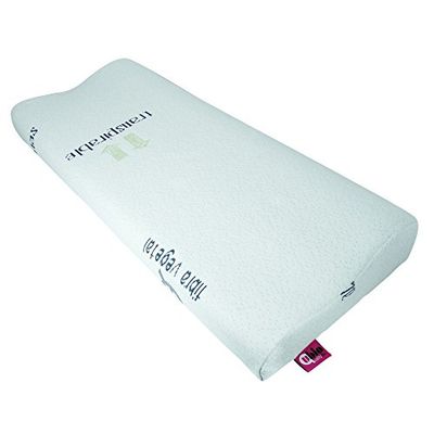 Queraltó Almohada cervical viscoelástica y anatómica 50, medidas: 50 x 30 x 10 cm