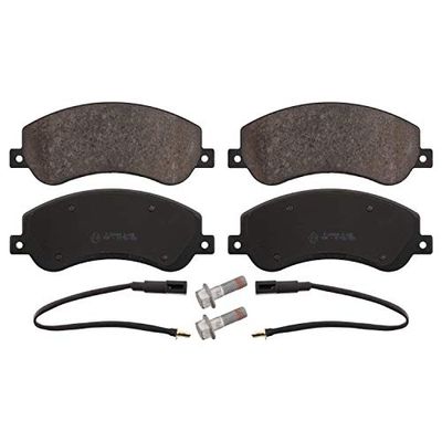 febi bilstein 16637 Brake Pad Set with fastening material, 1 unit