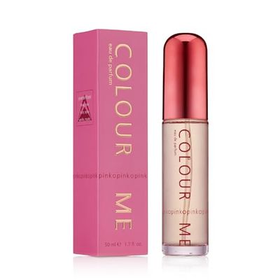 COLOUR ME Pink Perfume for Women. 50ml Eau de Parfum. Luxury Fragrance - Ladies Perfume, Long Lasting Womens Perfumes by Milton-Lloyd