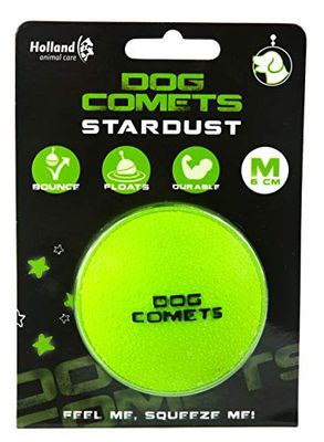Dog Comets Ball Stardust Ø6 cm - Juguetes para Perros - Pelota para Perros - Caucho Natural - 1 Pieza - Verde