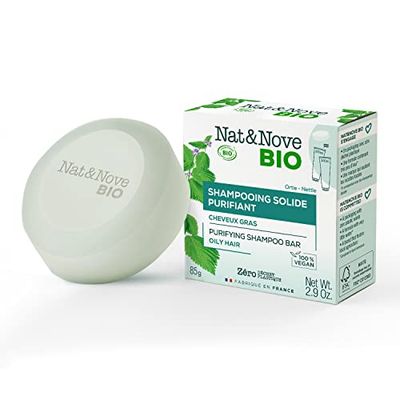 Champu solido cabellos grasos Bio 85g Nat&Nove