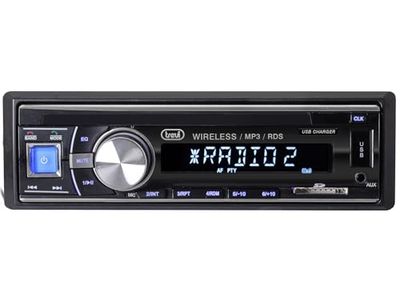 Trevi SCD 5702 BT Autoradio met USB, SD, AUX-IN, Bluetooth, USB Fast Charge voor snel opladen smartphone, 30 W