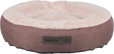 TRIXIE Letto per cani Felicia, rotondo, ø 50 cm, in bacca, morbido cuscino per cani con imbottitura in silicone, per cani di piccola taglia e cuccioli, antiscivolo e lavabile, 37882