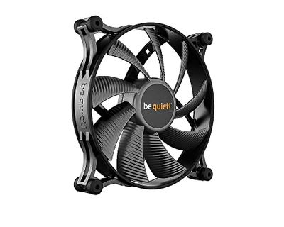 BeQuiet! Shadow Wings 2 140MM Case Fan, Rifle Bearing, Black, Screwless, PWM, 14.9dB, Anti-Vibration Mounting, Rubberised Fan Frame, Anti-Vibration Mounting, Three Year Warranty