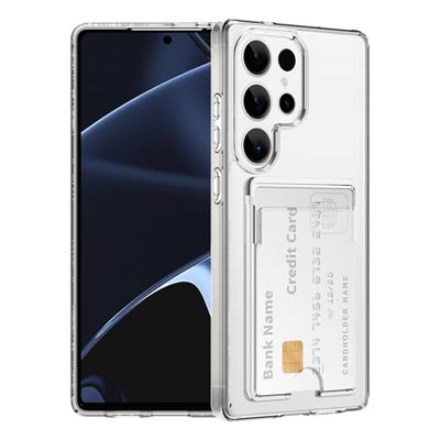 Gukalong Portemonnee-hoesje voor Samsung Galaxy S25 Ultra 6,9 inch, zwaar belastbare, schokbestendige bescherming, anti-kras telefoonhoesje met creditcardhouder, ID-kaartsleuf, anti-vergeling