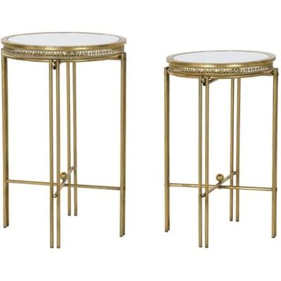 DKD Home Decor Bijzettafel 39 x 39 x 60 cm