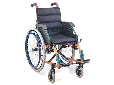 GIMA Fauteuil roulant pour enfant, sedura 35 cm, tissu noir, charge maximale 100 kg