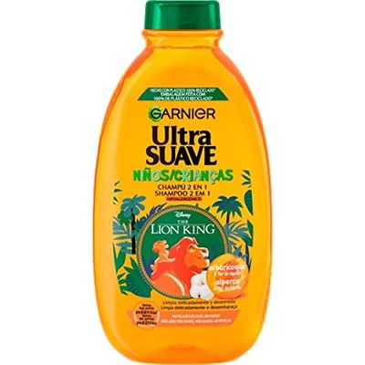 Garnier Ultra Suave Apricot 2-i-1-schampo för barn, lätt att reda ut