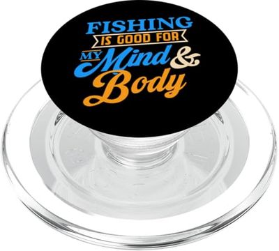 La pesca es buena para mi mente y cuerpo PopSockets PopGrip para MagSafe