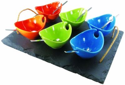 Lebrun 9100256131 Service avec Plateau Poignées Corde Assortis 13 Pièces