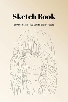 Portable Sketchbook: Blank Paper Sketch Book for Drawing Practice | 6 x 9 Inches in Size | 100 Blank Pages for Sketching, Drawing, Doodling