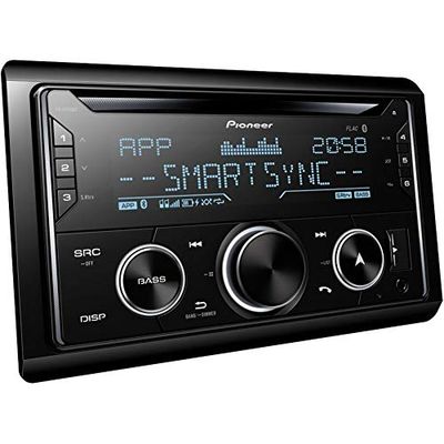 Pioneer FH-S720BT - Autoradio con CD de 2 DIN con Bluetooth®, iluminación Multicolor, USB, aplicación Pioneer Smart Sync y Compatible con Dispositivos Apple y Android