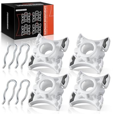 Frankberg 4x schuifbek voor links rechts Compatibel met 3 Serie E36 316 1.6L 1990-1998 3 Serie Coupe E92 316 1.6L 2007-2013 3 Serie Cabrio E93 320 2.0L 2007-2013 Vervangen 51321938884