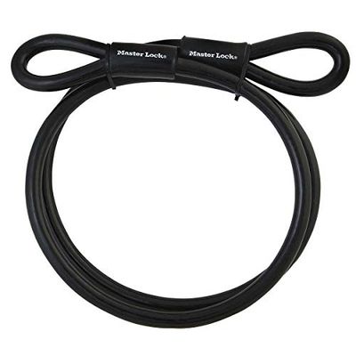 Master Lock 72EURD Câble Antivol avec deux Boucles, 4,5 m