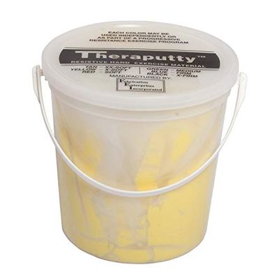 CanDo TheraPutty Antimicrobial - Therapeutic modelling clay - 5 lb - yellow (very light)