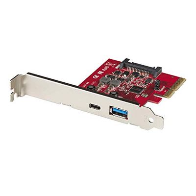 LINDY 51052 2 porty USB 3.1 karta PCIe x4 - (1 x typ C, 1 x typ A)