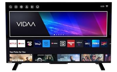 43QV2363DAW (108 cm (43 Zoll), schwarz, UltraHD/4K, Triple Tuner, SmartTV, VIDAA)