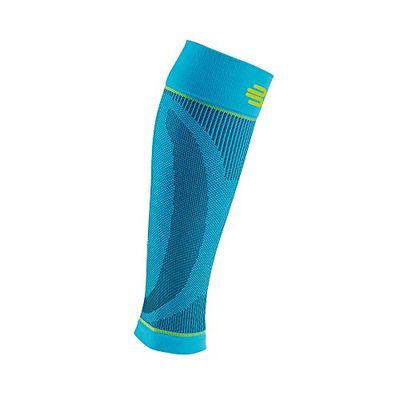 BAUERFEIND, 1 Pair of Unisex Right/Left Lower Leg Compression Sleeves, For sports and excercise, Strengthens musculature, Size: L extra long, Rivera, 29352023800043