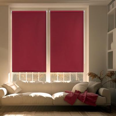Blindecor Liso BK, Zeus sem ferramentas, estore enrolado 100 % opaco