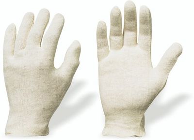 Unbekannt Guantes, color blanco, talla 10