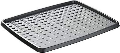 Rotho Drops Portascarpe, Plastica (PP) senza BPA, Nero, 48.0 x 37.0 x 1.8 cm